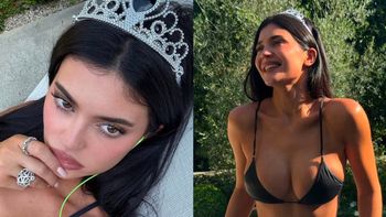 Kylie Jenner w TIARZE na głowie pozuje w skąpym BIKINI. Prawdziwa królowa? (FOTO)