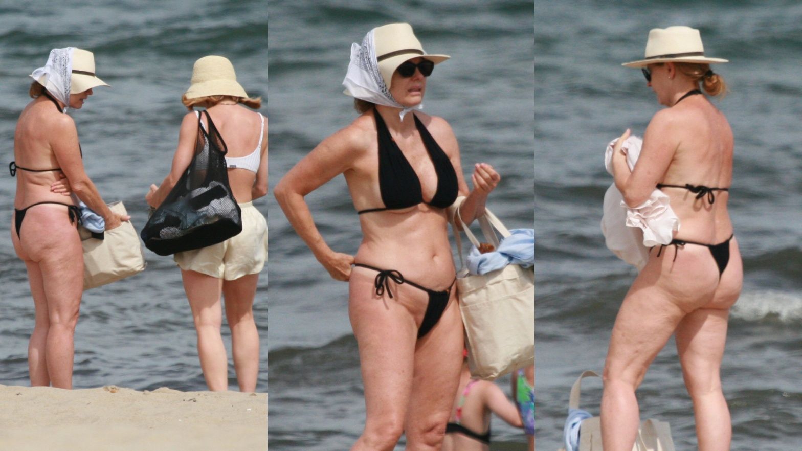 63-letnia Ewa Skibińska w KUSYM BIKINI korzysta z urlopu