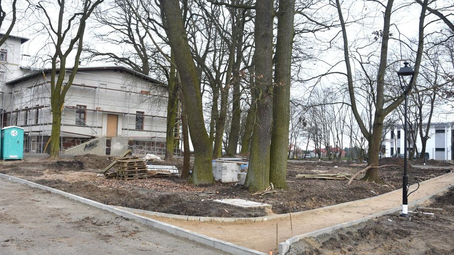 Nowy park w Sicienku