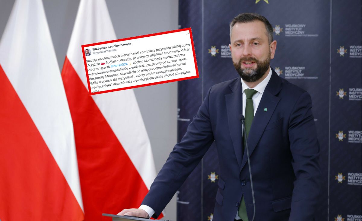 Szef MON zapowiedział, że żołnierze-medaliści olimpijscy z Paryża zostaną awansowani oraz specjalnie wyróżnieni