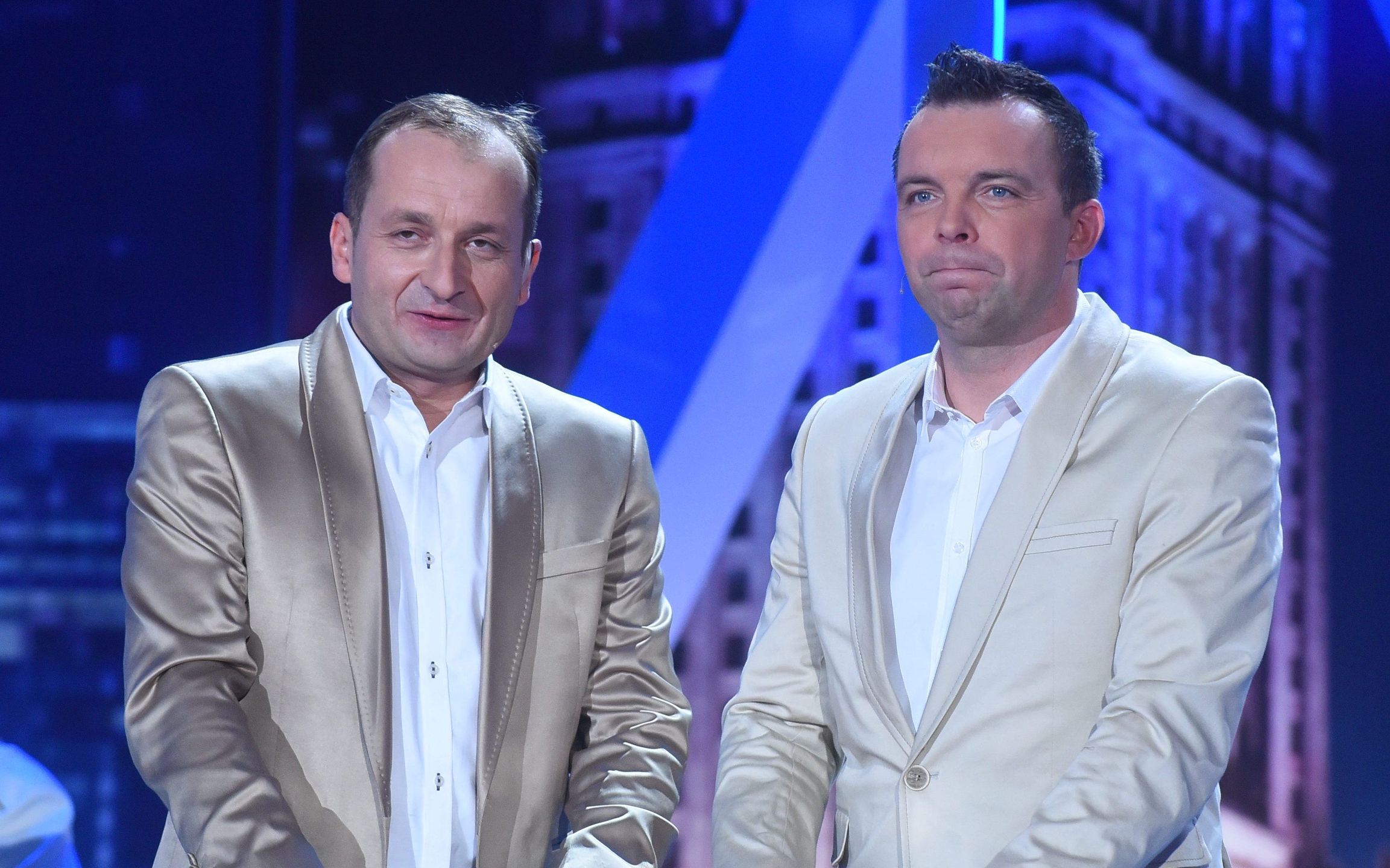 Robert Górski i Marcin Wójcik w "Kabaretowym Klubie Dwójki" (2015)