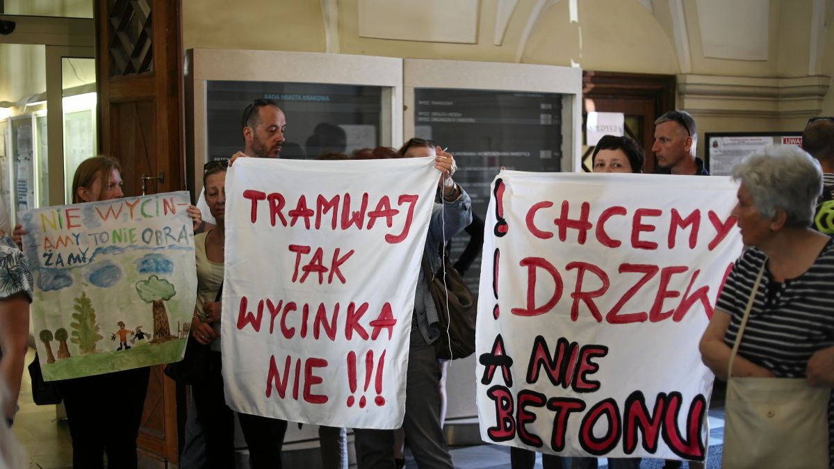 Mieszkańcy nie zgadzają się na wycinkę drzew