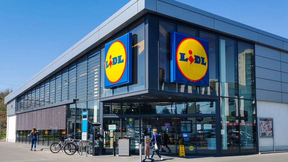 Lidl supermarket in Krakow, Poland on April 28, 2021. (Photo by Beata Zawrzel/NurPhoto via Getty Images)