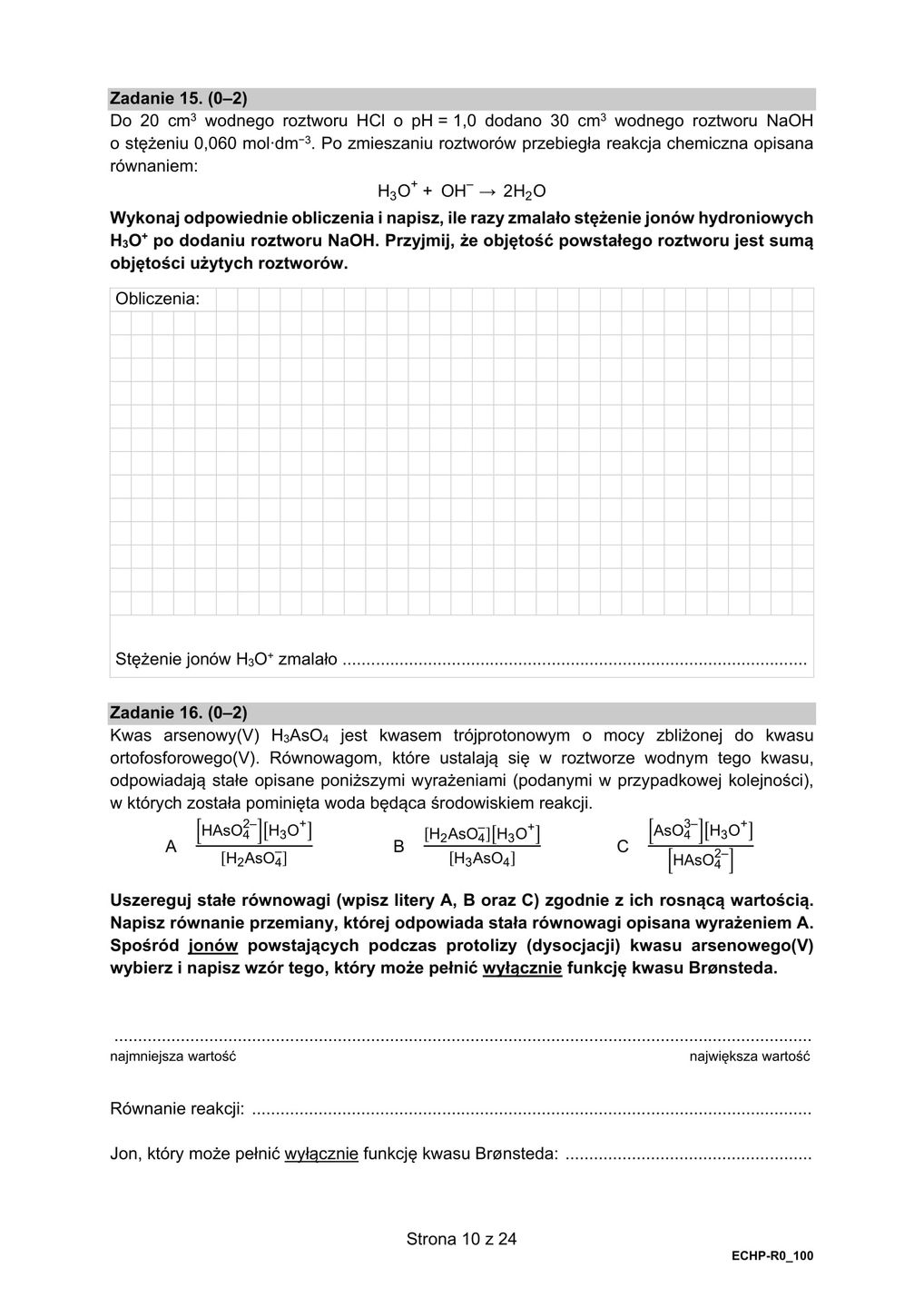 Matura z chemii 2021 - arkusze CKE