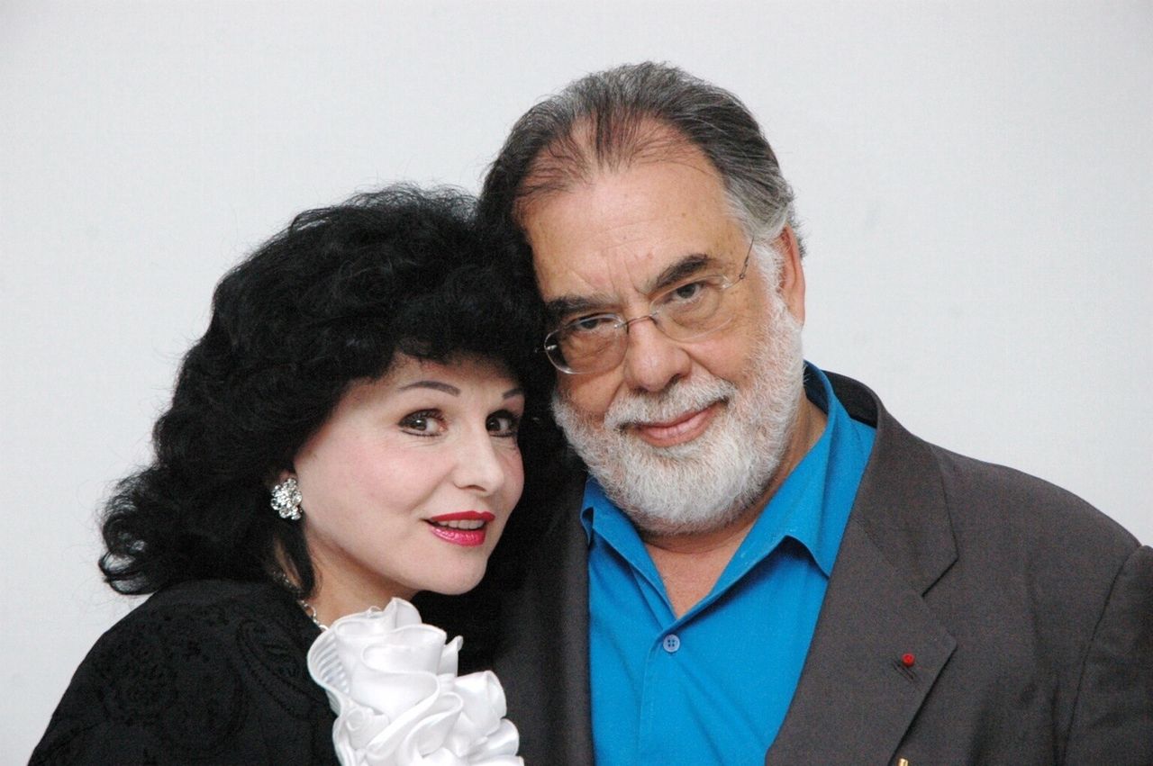 Yola Czaderska-Hayek i Francis Ford Coppola 