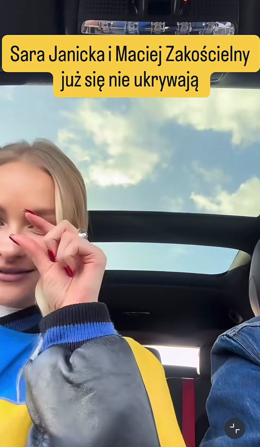Maciej Zakościelny i Sara Janicka