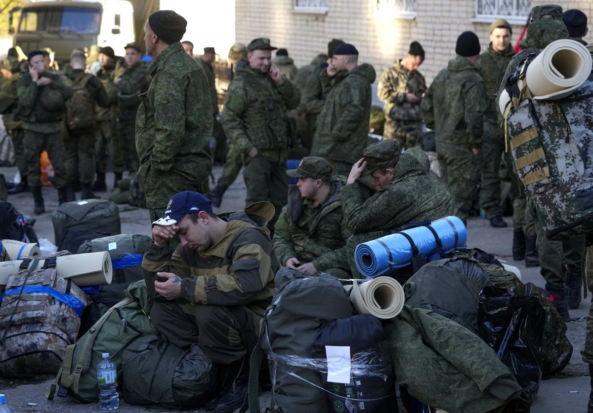 Rosyjscy żołnierze zmobilizowani w Moskwie