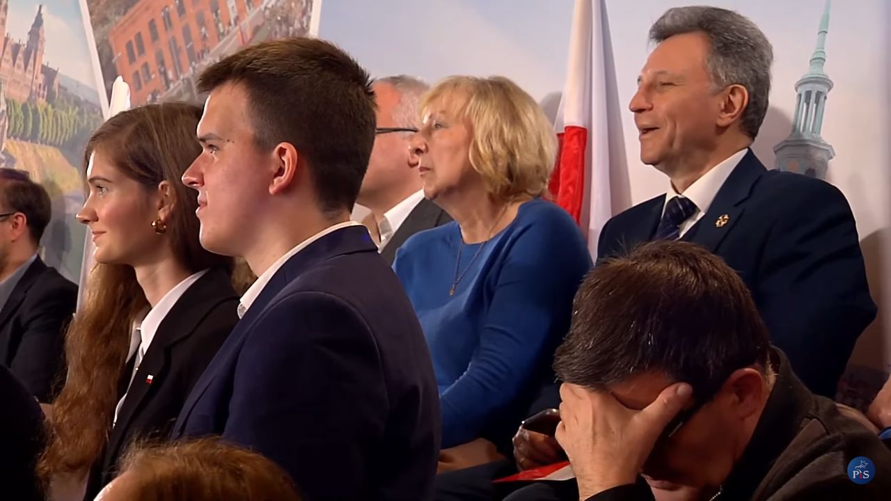 Reakcja na widowni po żarcie Jarosława Kaczyńskiego