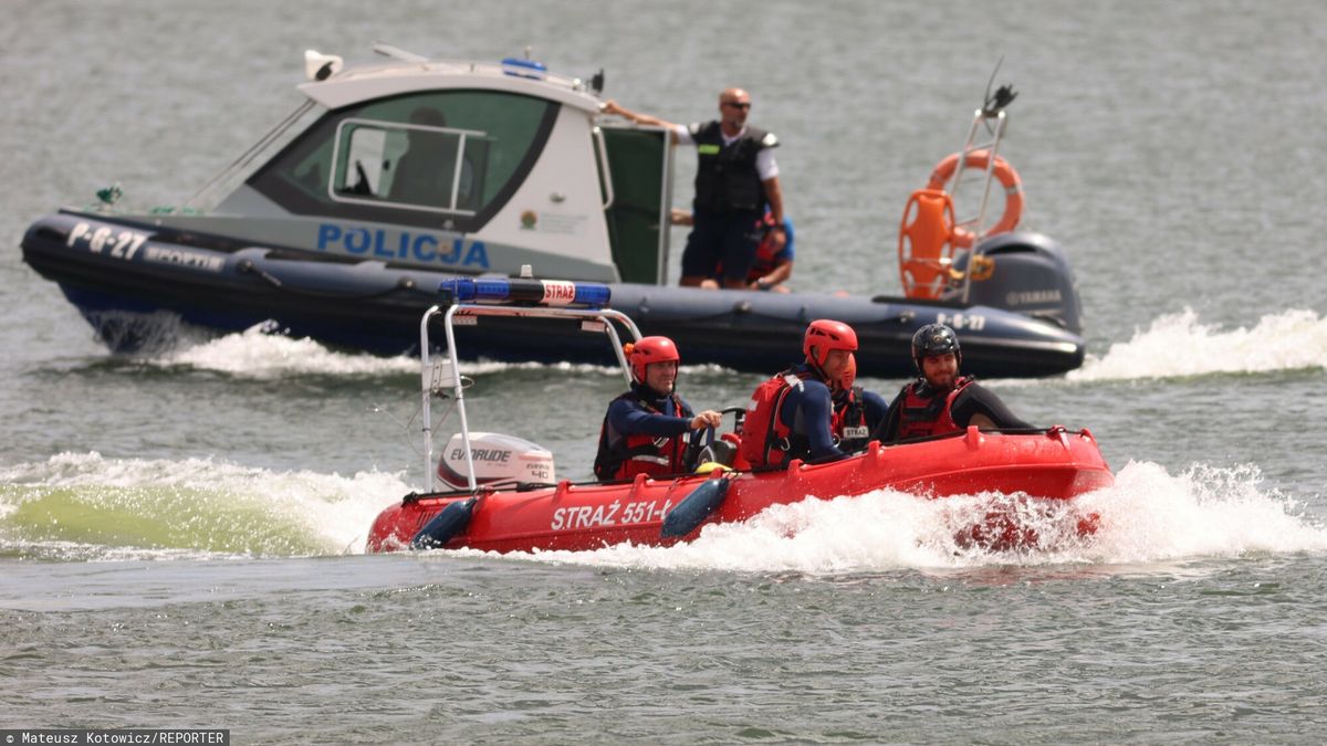 Akcja służb na jeziorze/ Zdj. ilustracyjne