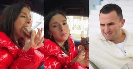 Klaudia Halejcio ruszyła w trasę po pączkarniach, a zaniepokojony Oskar przypomina: "Kupiłem bieliznę w ROZMIARZE XS"