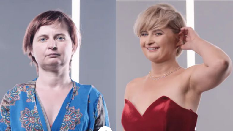 Przemiana uczestniczki programu "10 lat młodsza w 10 dni" 