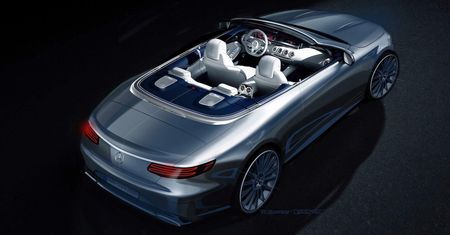 Mercedes-Benz S Cabrio – pierwszy oficjalny szkic