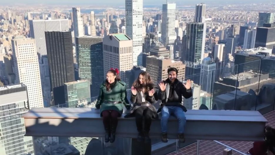 Widoki z belki zapierają dech w piersiach 