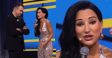 Justyna Steczkowska wystąpiła gościnnie w kabarecie Polsatu. Widzowie gorzko: "Lepiej śpiewa niż rozśmiesza"