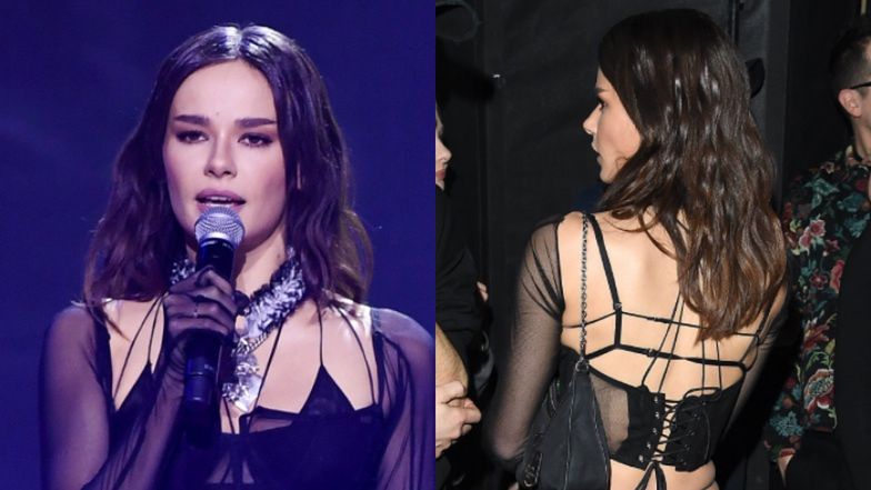 Natalia Szroeder w siateczkach odsłania BIELIZNĘ na gali Bestsellerów Empiku (ZDJĘCIA)