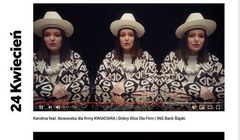 Kasia Nosowska pokazana niemal identycznie w spocie ING i teledysku "Męskie Granie". "Podobieństwo niezamierzone"