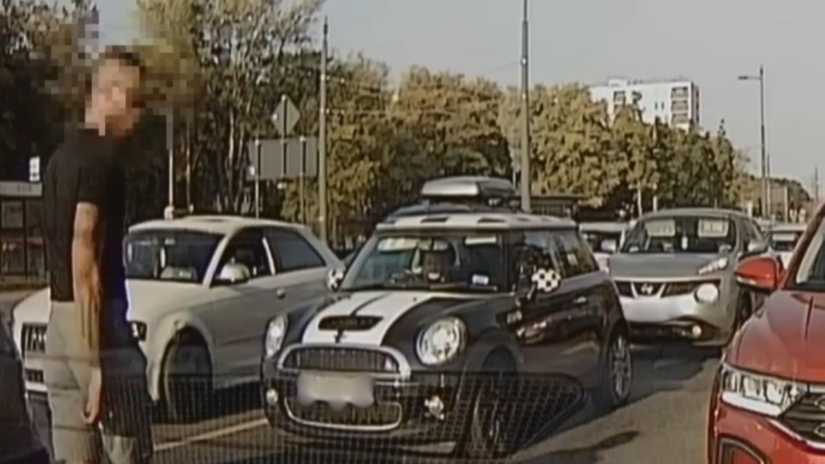 Niebezpieczne zachowanie kierowcy. Nagranie obiegło media