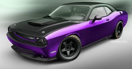 Dodge Challenger SRT8 UltraViolet - projekt komika [SEMA 2012]