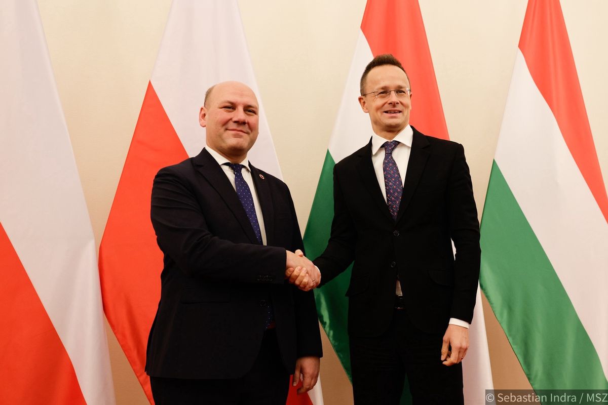 Ministrowie rządu Polski i Węgier
