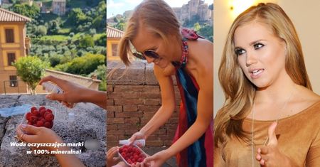 Agnieszka Kaczorowska dyskutuje z fanami o spryskiwaniu jedzenia "wodą oczyszczającą". "TO NIE PARANOJA"