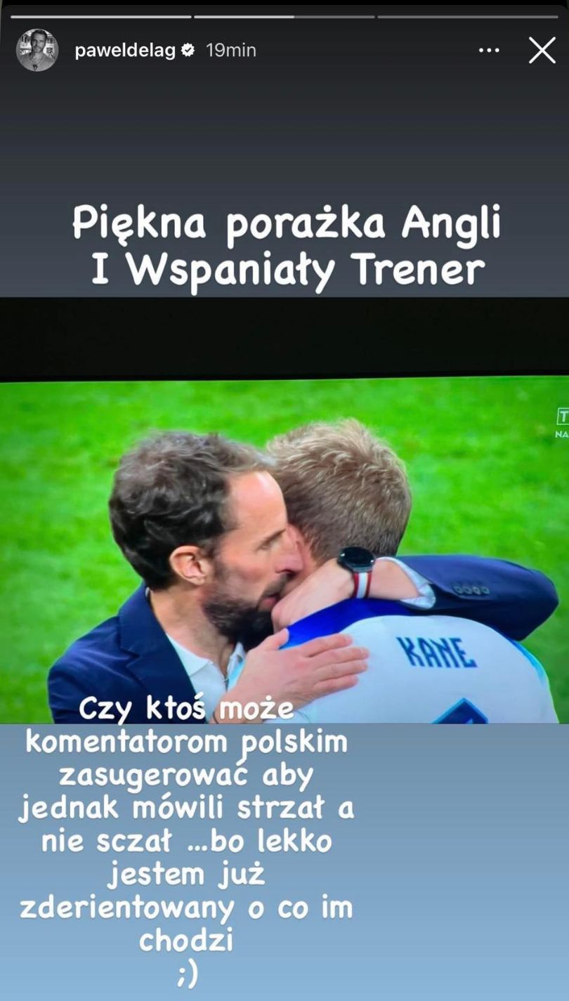 Paweł Deląg drwi z komentatorów TVP na mundialu