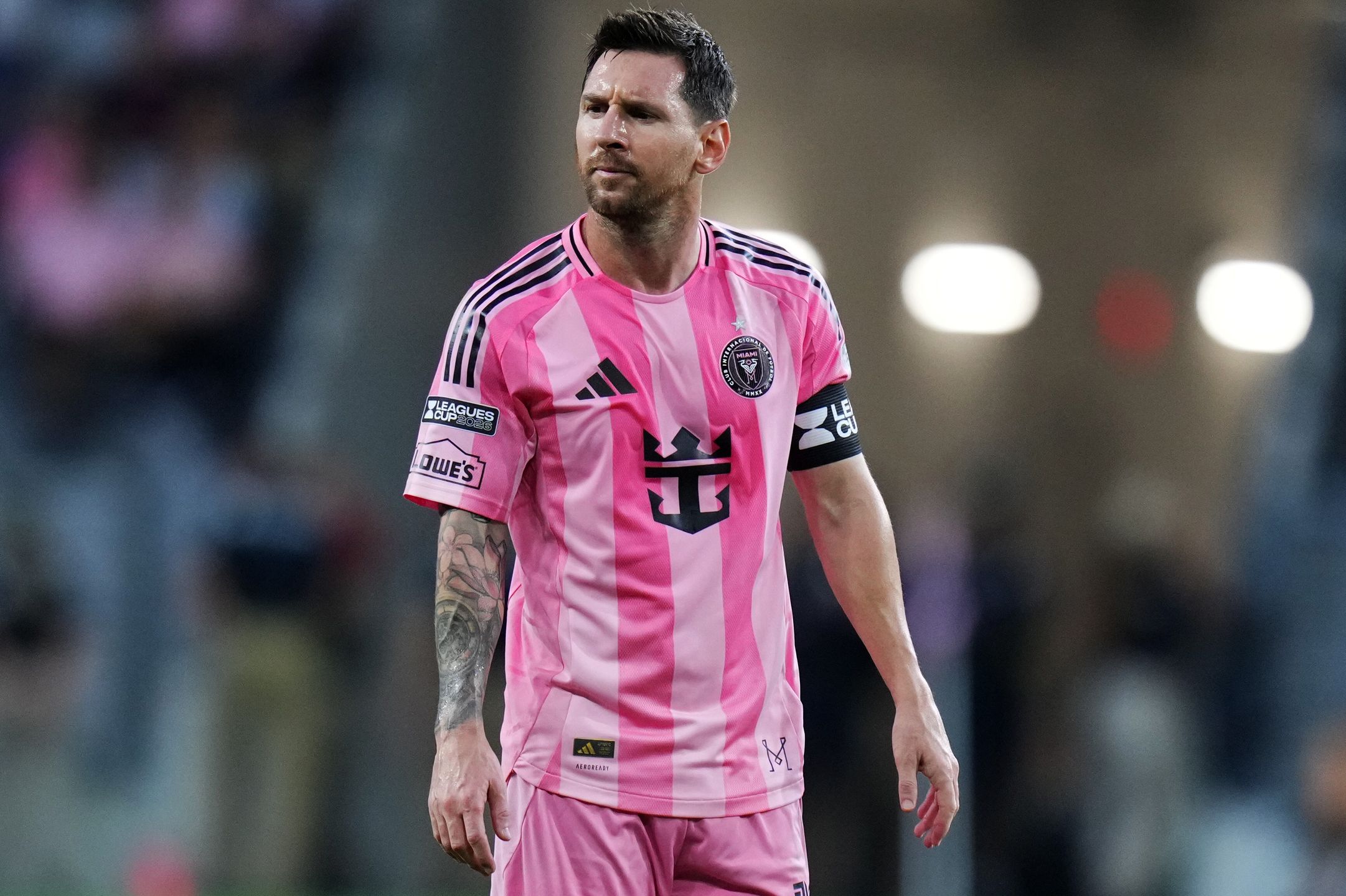 Lionel Messi z ojcem
