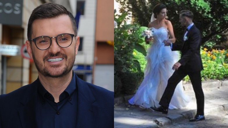 Maciej Zień pokazał ślubną kreację Marii Dębskiej