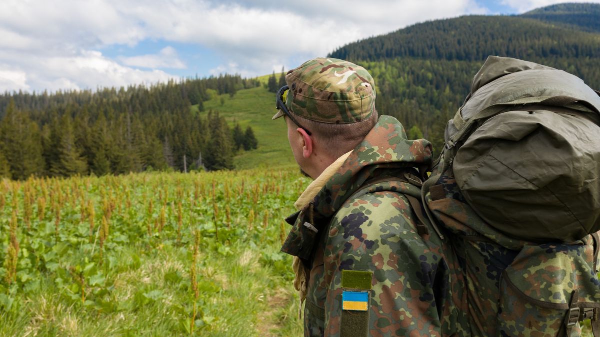 Soldier in the mountains
Soldier with a backpack in the mountains enjoying the rural view
tomch