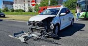 Lublin: Wypadek na al. Witosa. Dwie osoby trafiły do szpitala