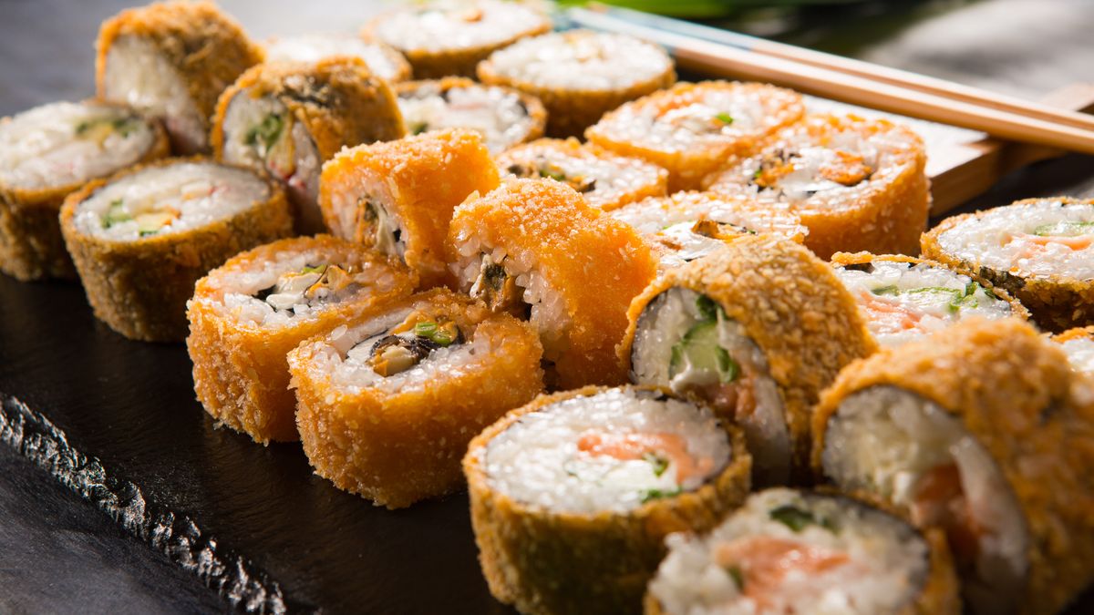 Pieczone sushi