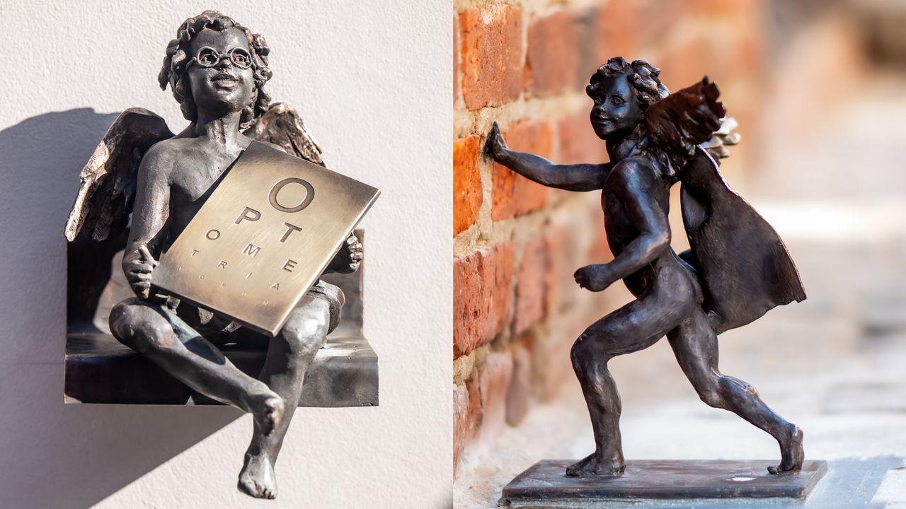 Nowe aniołki dbają o wzrok i podtrzymują Krzywą Wieżę [fotorelacja]