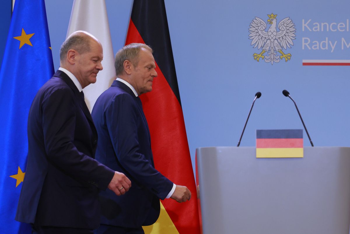 Rozczarowanie po spotkaniu Tusk-Scholz? "Niemiecki wykręt jest nie do obrony"