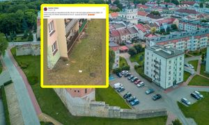 "Znów leżą". Aż się zagotowała. Ujęcie sprzed bloku