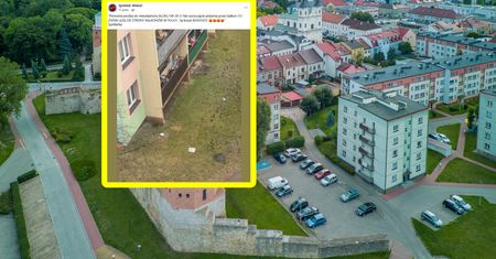 "Znów leżą". Aż się zagotowała. Ujęcie sprzed bloku