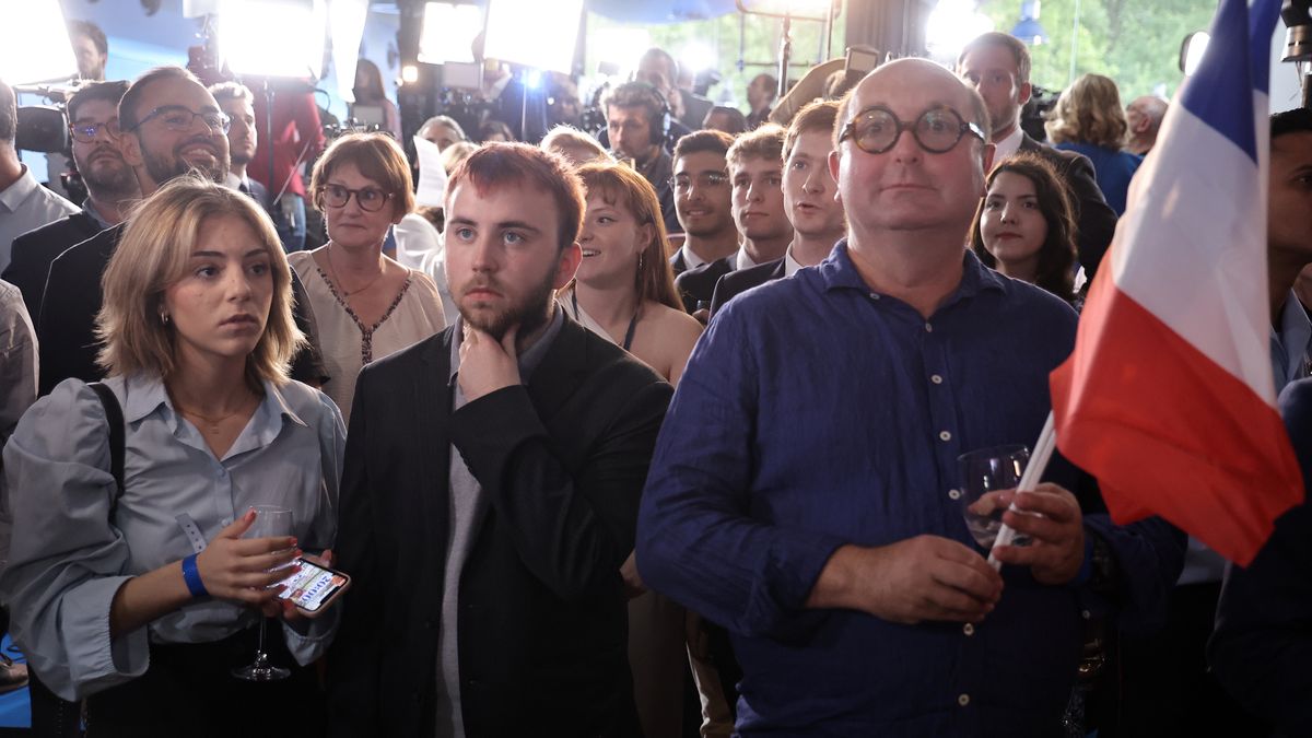 Reakcja  zwolenników Zjednoczenia Narodowego we Francji po drugiej turze wyborów