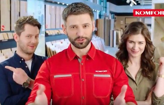 Zakupowy konflikt płci reklamuje sklepy Komfort (wideo)