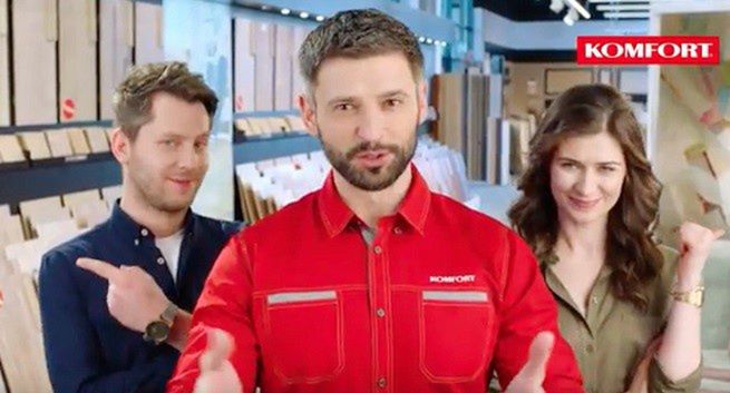 Zakupowy konflikt płci reklamuje sklepy Komfort (wideo)