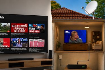 Odbiór przez YouTube i drogą satelitarną