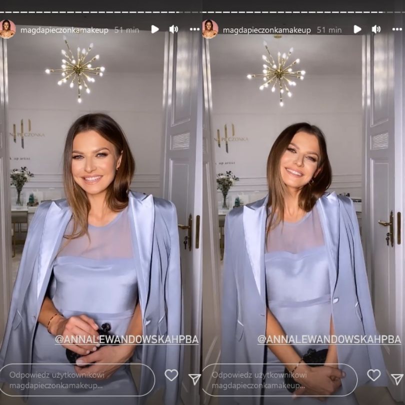 Anna Lewandowska prezentuje stylizację na charytatywny event
