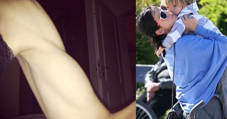 Przybylska chwali się bicepsem! (ZDJĘCIA)