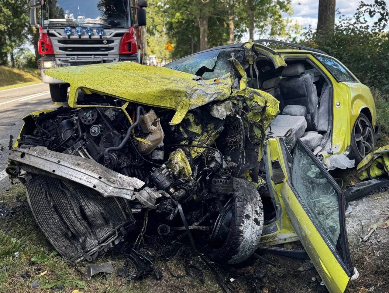 Tragiczny wypadek na DK20. Nie żyje 25-latek