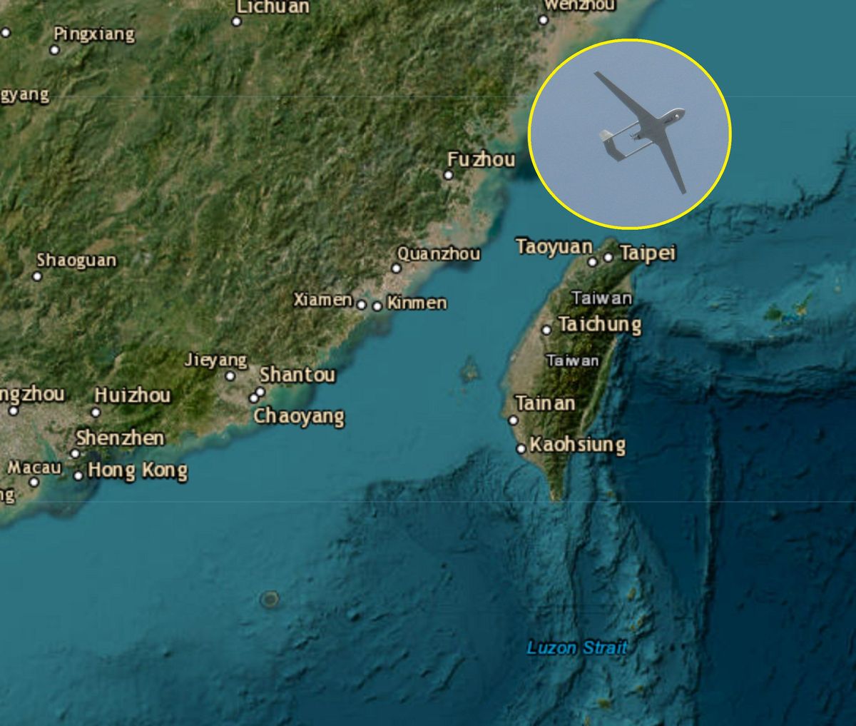  Chińskie myśliwce nad Tajwanem. Tajpej reaguje
