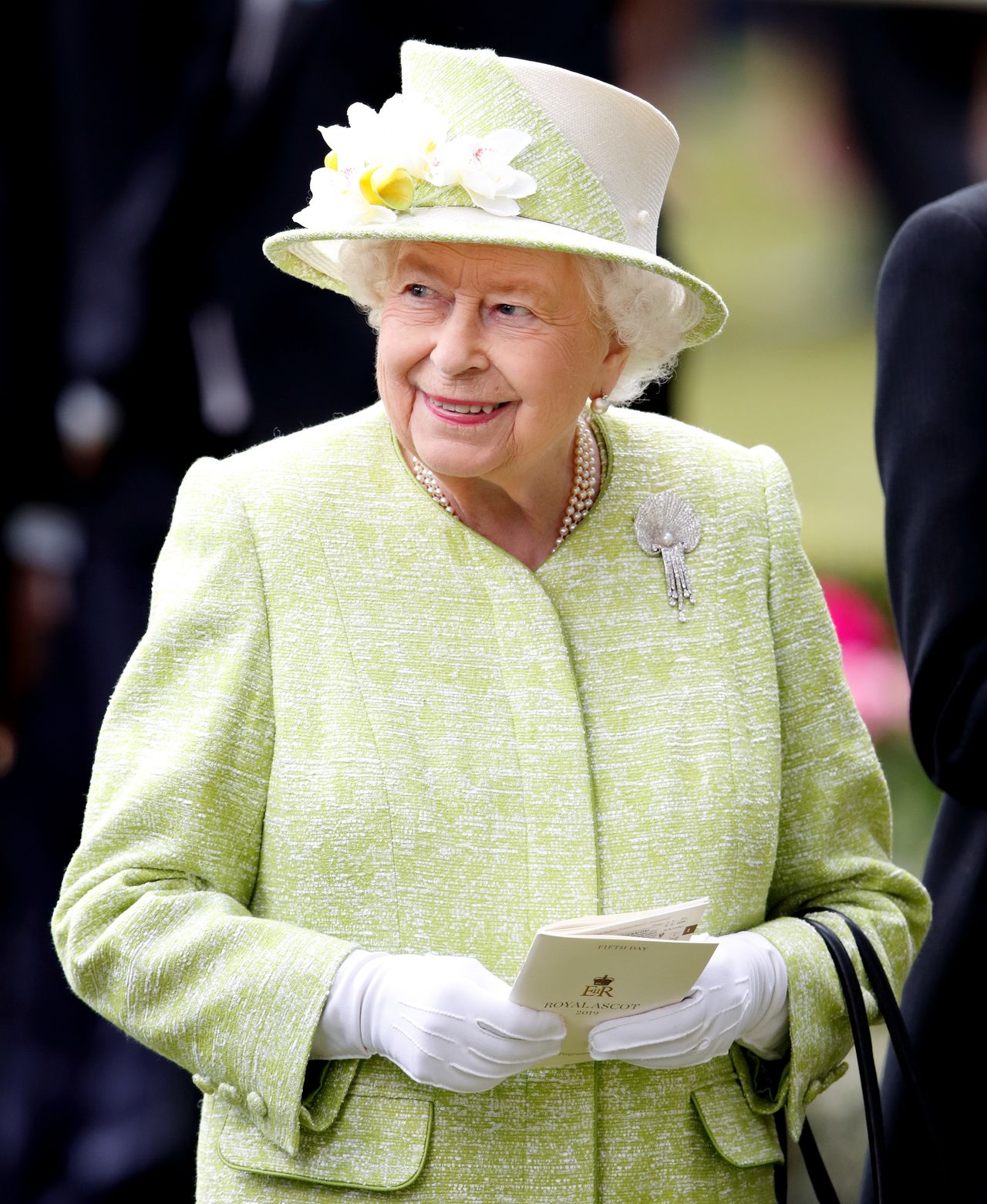 Queen Elizabeth in Ascott in 2019