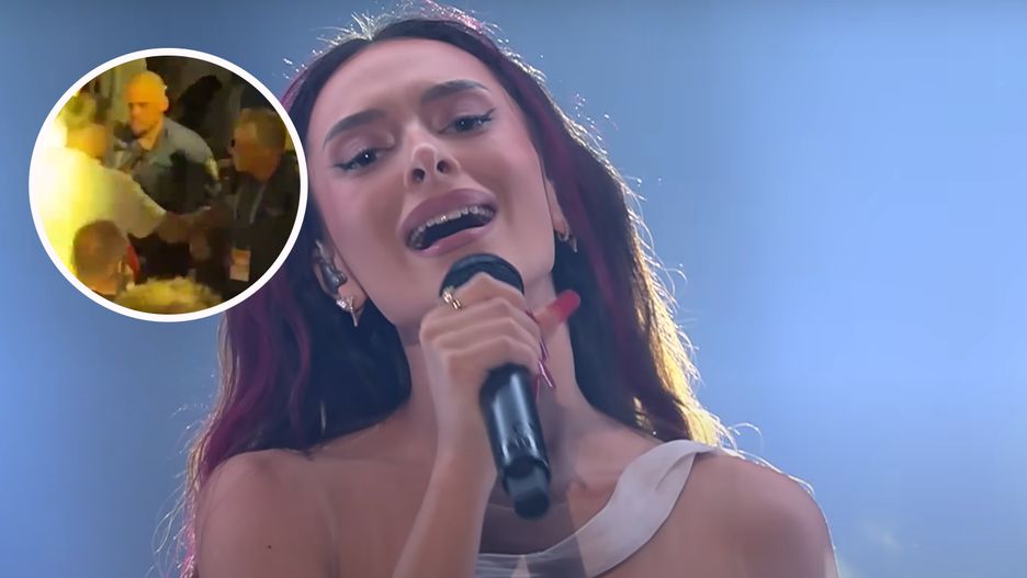 W czasie występu Eden Golan doszło do drobnego incydentu na widowni