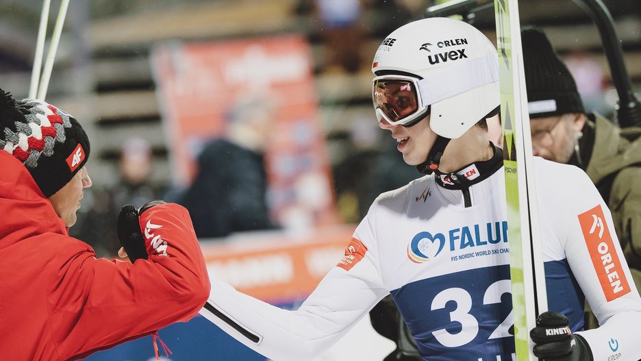 Kamil Stoch i Kacper Tomasiak