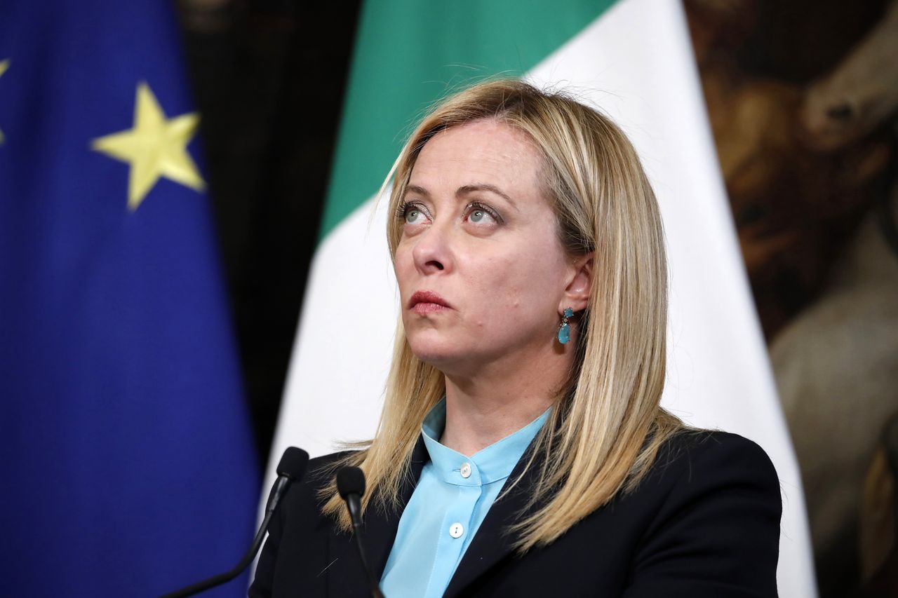 Premier Giorgia Meloni w Palazzo Chigi 