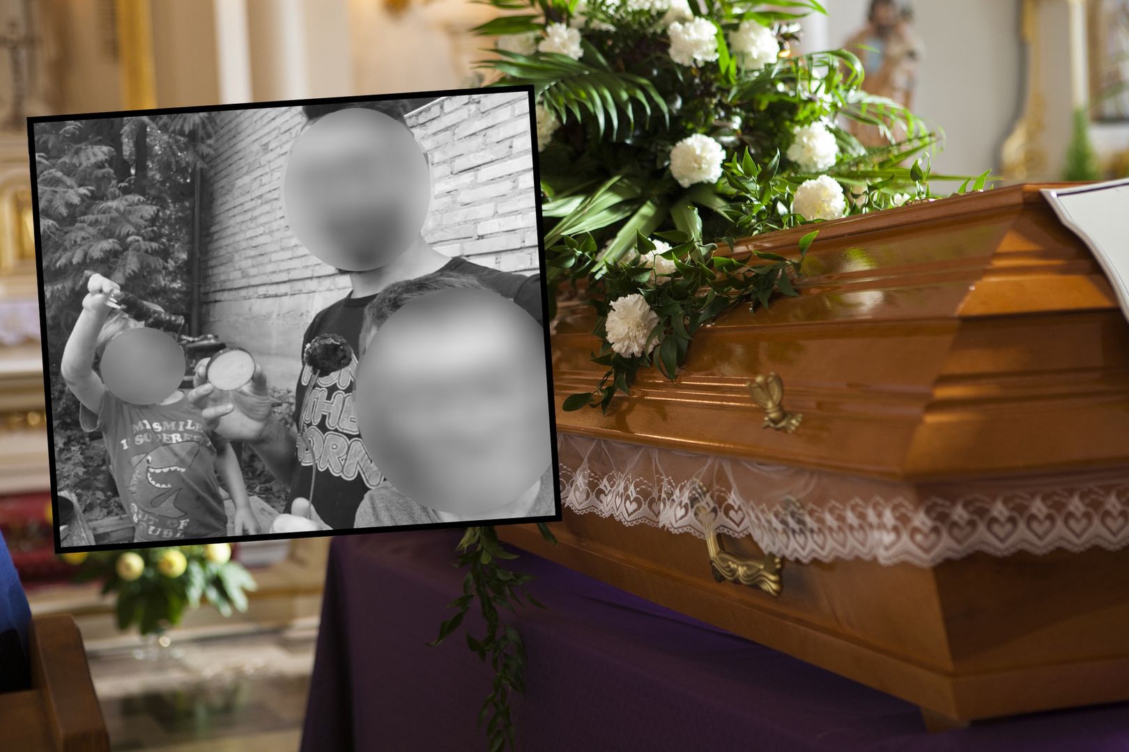 Pogrzeb Partyka i jego trzech synków. Słowa księdza poruszyły do łez