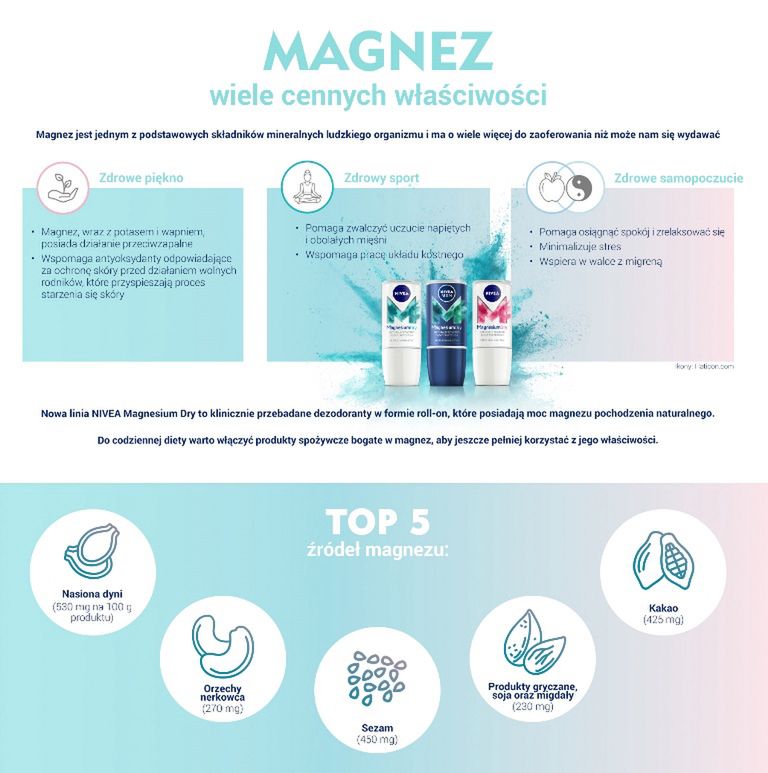 Magnez: dla zdrowia i urody