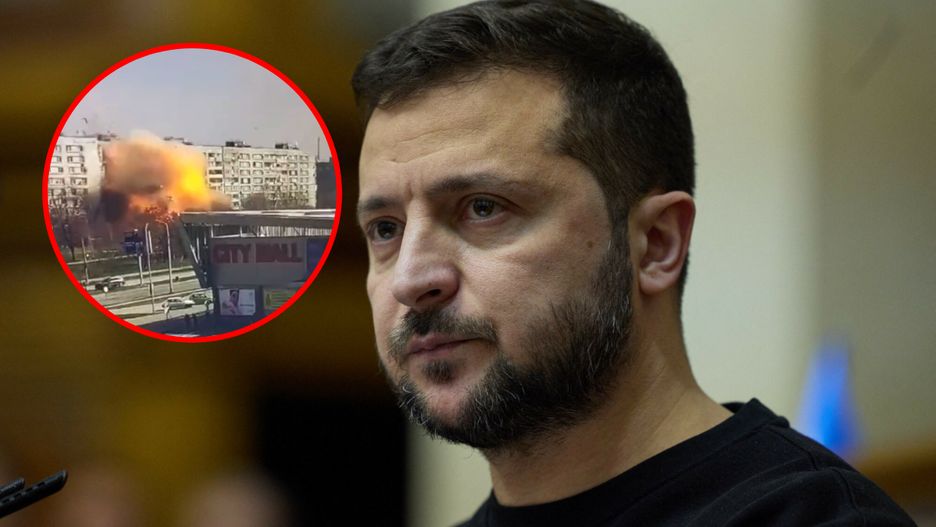 Poruszający wpis prezydenta Ukrainy po ataku na blok mieszkalny w Zoporożu