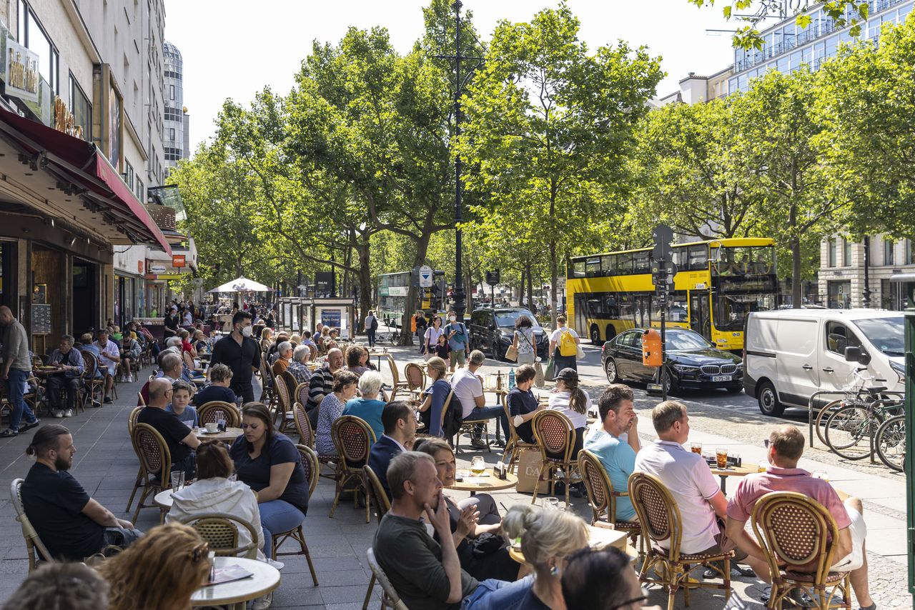 Restauracja w Berlinie na bulwarze Kurfürstendamm 